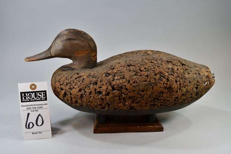 Black Duck, cork, Carver: Wildfowlers Decoy Company. image