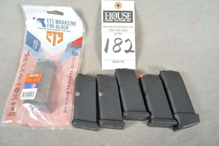 6 GLOCK magazines, 9mm 10 rds, NO PISTOL image