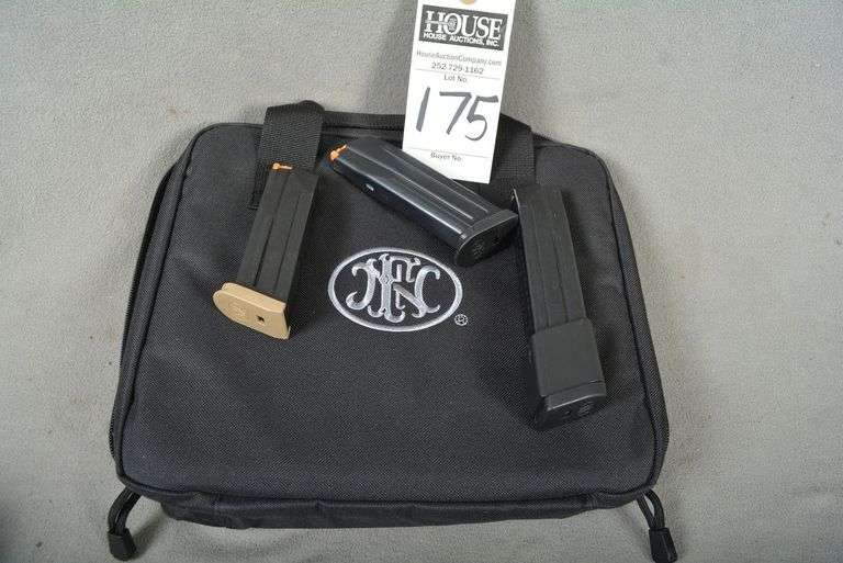 1 FN Soft Pistol Case, 3 FN magazines - 9 mm - 15 rd, 24 rd and 17 rd - NO PISTOL image