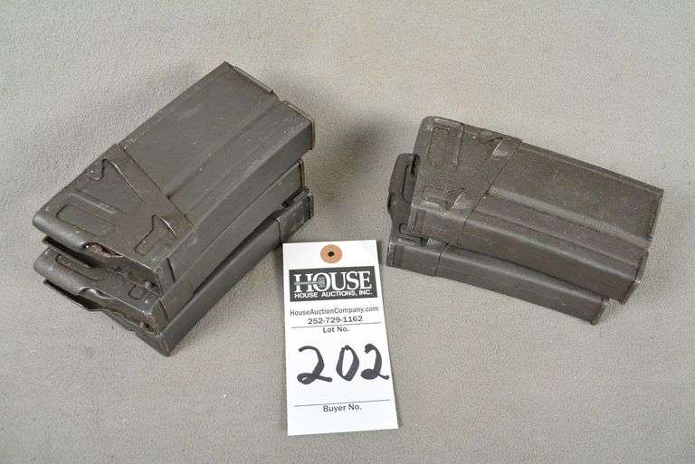 5 Unmarked magazines, appear to fit .308 cal CENTURY ARMS SPORTER RIFLE, NO RIFLE image