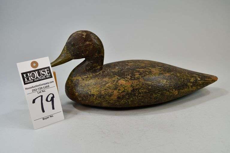 Black Duck, Carver: unknown. Early Black Duck, tack eyes. image