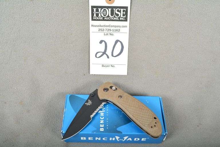 BENCHMADE Griptillian Sand Knife, 3 1/2" blade, NIB image