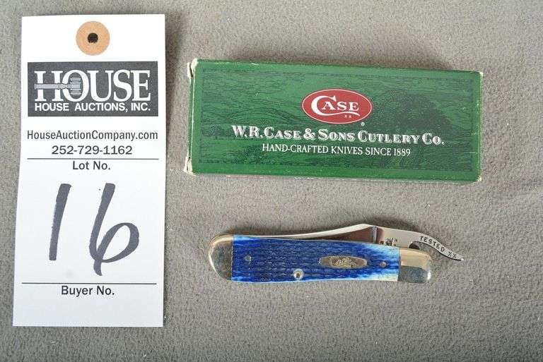 CASE Ruslock Blue Knife, (2006), 2 5/8" blade, NIB image
