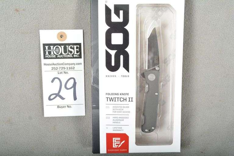 SOG Twitch 2, 2 1/2" blade, NIB image