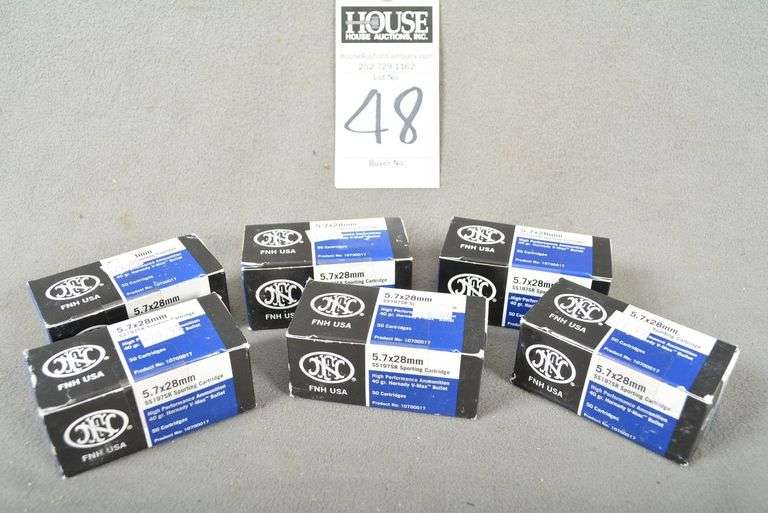 6 Boxes 5.7x28 mm FN, 50 rds per box image