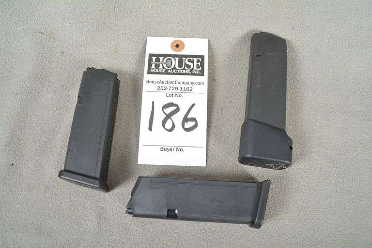 3 GLOCK Magazines, 9 mm 15 rd, NO PISTOL image