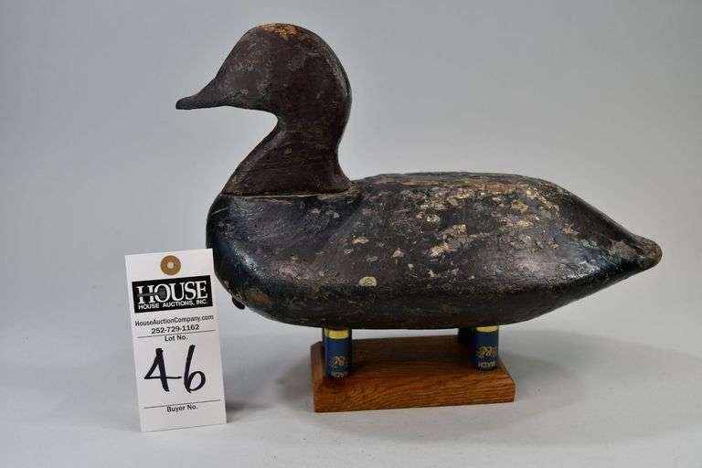 Redhead, drake, Carver: Ben Dye body with Linwood Dudley head, Knotts Island, NC. image