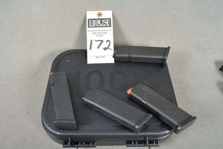 1 GLOCK Pistol Hard Case, 4 GLOCK 9 mm magazines - 17 rds, NO PISTOL image