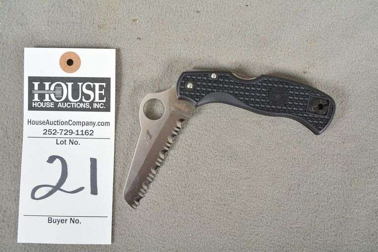 SPYDERCO H-1 Fully Serrated Knife, 3" blade image
