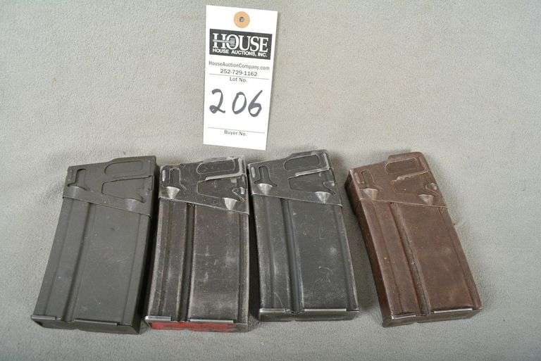4 Unmarked magazines, appear to fit .308 cal CENTURY ARMS SPORTER RIFLE, NO RIFLE image
