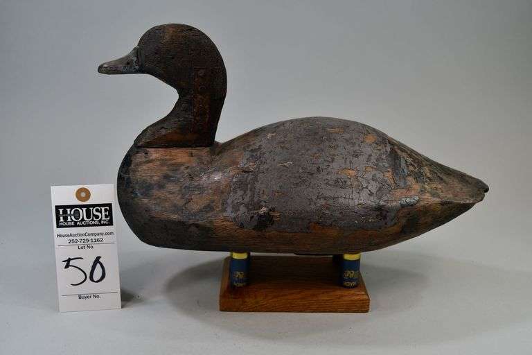 Redhead, drake, Carver: Linwood Dudley body / Currituck head. image