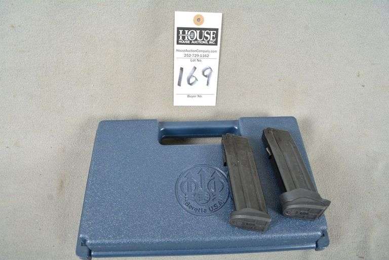 1 Pistol Hard Case for BERETTA, 2 BERETTA 9 mm magazines - NO PISTOL image
