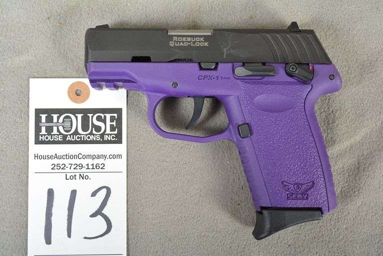 SCCY Model CPX-1, cal. .9 mm, Semi-Auto, 3 inch barrel, NIGHT Sights, mint condition, Ser #C456044 image