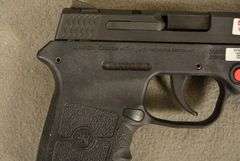 SMITH & WESSON Model M&P BODYGUARD, New in original factory case with CRIMSON TRACE SIGHTS and two magazines, Cal. .380 Auto Semi-Auto Handgun, 2.75" barrel, Ser #KEE4883