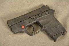 SMITH & WESSON Model M&P BODYGUARD, New in original factory case with CRIMSON TRACE SIGHTS and two magazines, Cal. .380 Auto Semi-Auto Handgun, 2.75" barrel, Ser #KEE4883