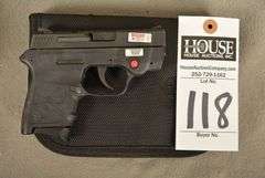SMITH & WESSON Model M&P BODYGUARD, New in original factory case with CRIMSON TRACE SIGHTS and two magazines, Cal. .380 Auto Semi-Auto Handgun, 2.75" barrel, Ser #KEE4883