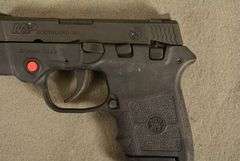SMITH & WESSON Model M&P BODYGUARD, New in original factory case with CRIMSON TRACE SIGHTS and two magazines, Cal. .380 Auto Semi-Auto Handgun, 2.75" barrel, Ser #KEE4883