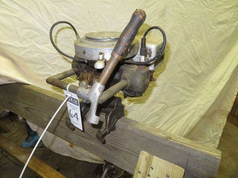Early Vintage JOHNSON Model 300, mfd date of 1935, 3.7 hp, rare Outboard Motor, Very Good external condition - LOOK AT ALL PHOTOS - Located at 1235 Belangia Road, Havelock, NC