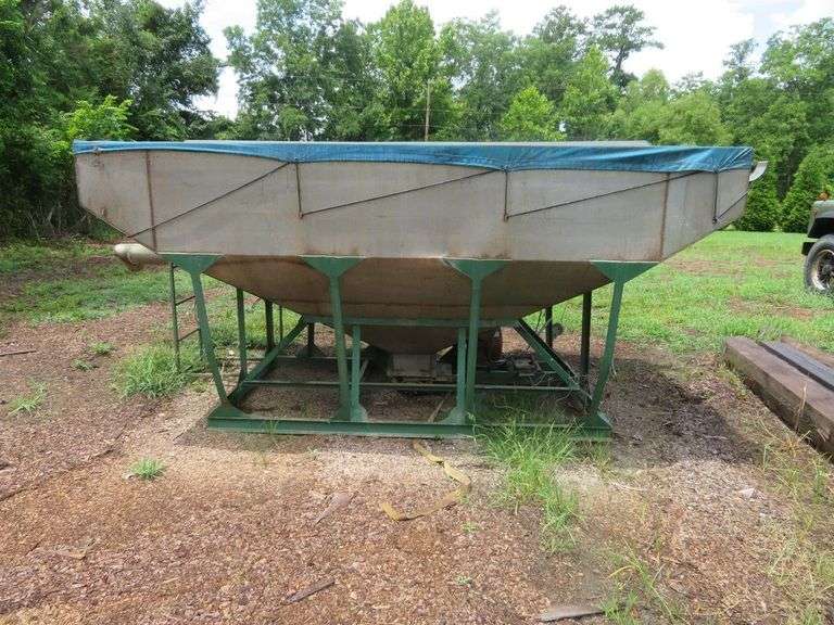 Stainless Steel Bulk Tender Fertilizer Box - Grain Hopper