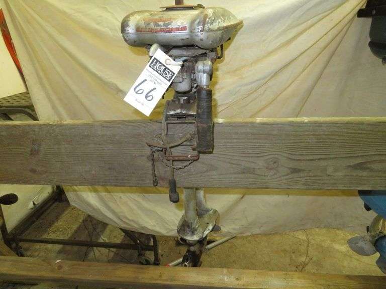 Early Vintage WATERWITCH Outboard Motor, Very Old, rare Very Good external condition - LOOK AT ALL PHOTOS - Located at 1235 Belangia Road, Havelock, NC