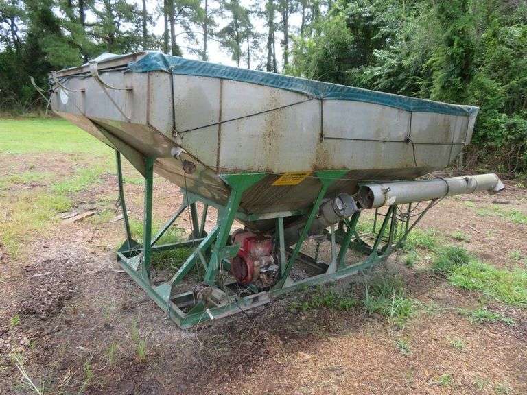 Stainless Steel Bulk Tender Fertilizer Box - Grain Hopper