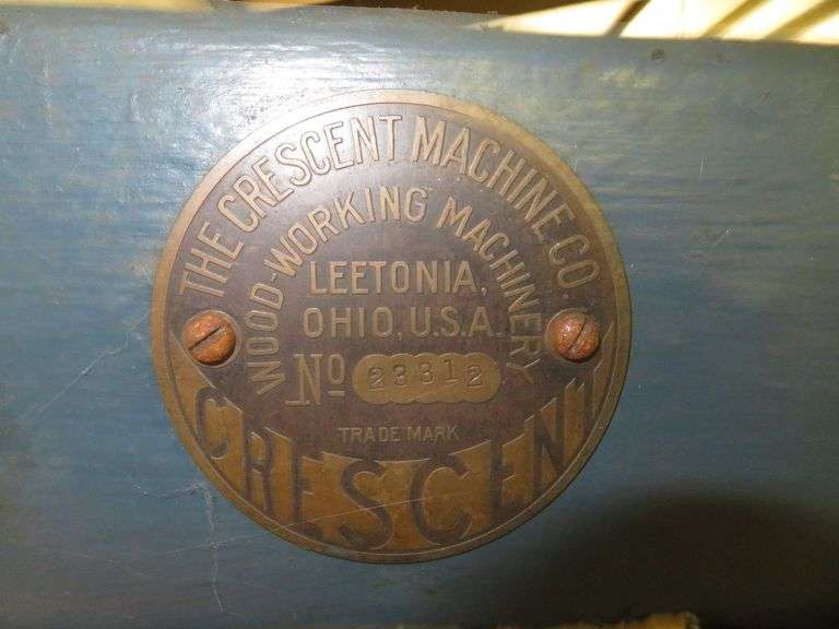 THE CRESCENT MACHINE CO. - Disassembled Ban Saw, solid machine, made in the USA