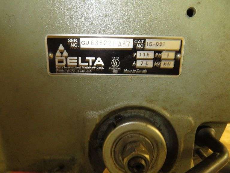 DELTA Model 15 Drill Press, 115 VOLT