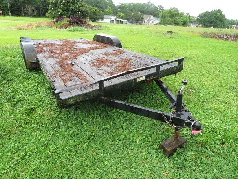 2004 MID  ATLANTIC Car Hauler Flat Bed Trailer, VIN  5ANNC18264R017085