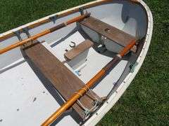 8 foot SAILING DINGY with OARS