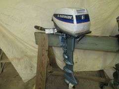 Early Vintage EVINRUDE  6 hp  Outboard Motor, Very Good external condition - LOOK AT ALL PHOTOS - Located at 1235 Belangia Road, Havelock, NC