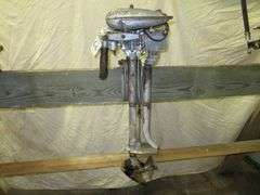 Early Vintage WATERWITCH Outboard Motor, Very Old, rare Very Good external condition - LOOK AT ALL PHOTOS - Located at 1235 Belangia Road, Havelock, NC