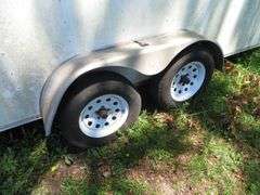 2019 ROCK SOLID CARGO ENCLOSED TRAILER, 7 ft. wide x 16 ft. long, approx. 6 ft tall inside, no leaks, excellent condition, VIN  7H2BE1625KD008183