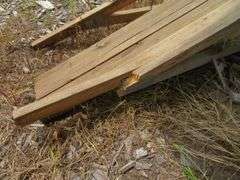 Ten (10) 28 foot Trusses, 5/12 Pitch, 16 inch overhang