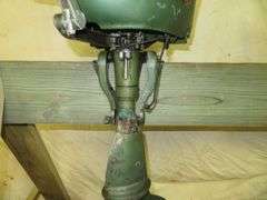 Early Vintage JOHNSON 5 hp, very old, rare Outboard Motor, Very Good external condition - LOOK AT ALL PHOTOS - Located at 1235 Belangia Road, Havelock, NC
