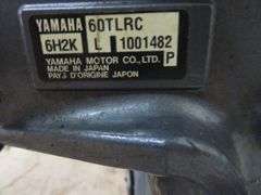 YAMAHA Model 60TLRC, 60 hp, 3 cylinder, 2 stroke, Outboard Motor, Very Good external condition - LOOK AT ALL PHOTOS - Located at 1235 Belangia Road, Havelock, NC