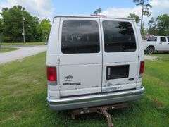 1998 FORD  PASSENGER VAN, TRITON V-10 engine, runs and drives as should, mileage showing 195,546, VIN 1FBSS31S5WHB39382