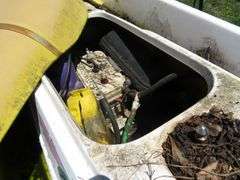 BOMBARDIER  SEADOO Jetski with LONG Galvanizrd Trailer, operational condition unknown, needs battery