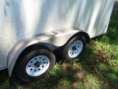 2019 ROCK SOLID CARGO ENCLOSED TRAILER, 7 ft. wide x 16 ft. long, approx. 6 ft tall inside, no leaks, excellent condition, VIN  7H2BE1625KD008183
