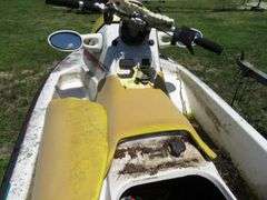 BOMBARDIER  SEADOO Jetski with LONG Galvanizrd Trailer, operational condition unknown, needs battery