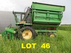 JOHN DEERE 9965 4 Row Cotton Picker, will run, needs repair, good parts machine