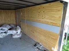 2019 ROCK SOLID CARGO ENCLOSED TRAILER, 7 ft. wide x 16 ft. long, approx. 6 ft tall inside, no leaks, excellent condition, VIN  7H2BE1625KD008183