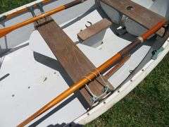 8 foot SAILING DINGY with OARS