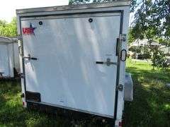 2019 ROCK SOLID CARGO ENCLOSED TRAILER, 7 ft. wide x 16 ft. long, approx. 6 ft tall inside, no leaks, excellent condition, VIN  7H2BE1625KD008183