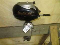 Early Vintage MARTIN  Model "60", rare, hard to find Outboard Motor, Very Good external condition - LOOK AT ALL PHOTOS - Located at 1235 Belangia Road, Havelock, NC