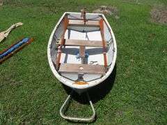 8 foot SAILING DINGY with OARS