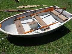 8 foot SAILING DINGY with OARS