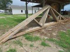 Ten (10) 28 foot Trusses, 5/12 Pitch, 16 inch overhang