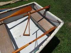 8 foot SAILING DINGY with OARS