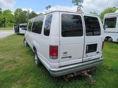 1998 FORD  PASSENGER VAN, TRITON V-10 engine, runs and drives as should, mileage showing 195,546, VIN 1FBSS31S5WHB39382