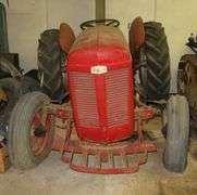 FERGUSEN  Early Model Tractor, appears POSSIBLY a T020 model, 4 cylinder gas engine, working condition unknown